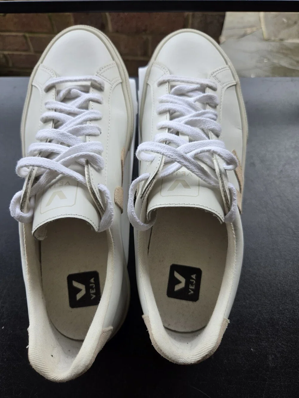 VEJA Campo Leather Sneakers White Beige Neutral Minimalist Clean Girl Aesthetic